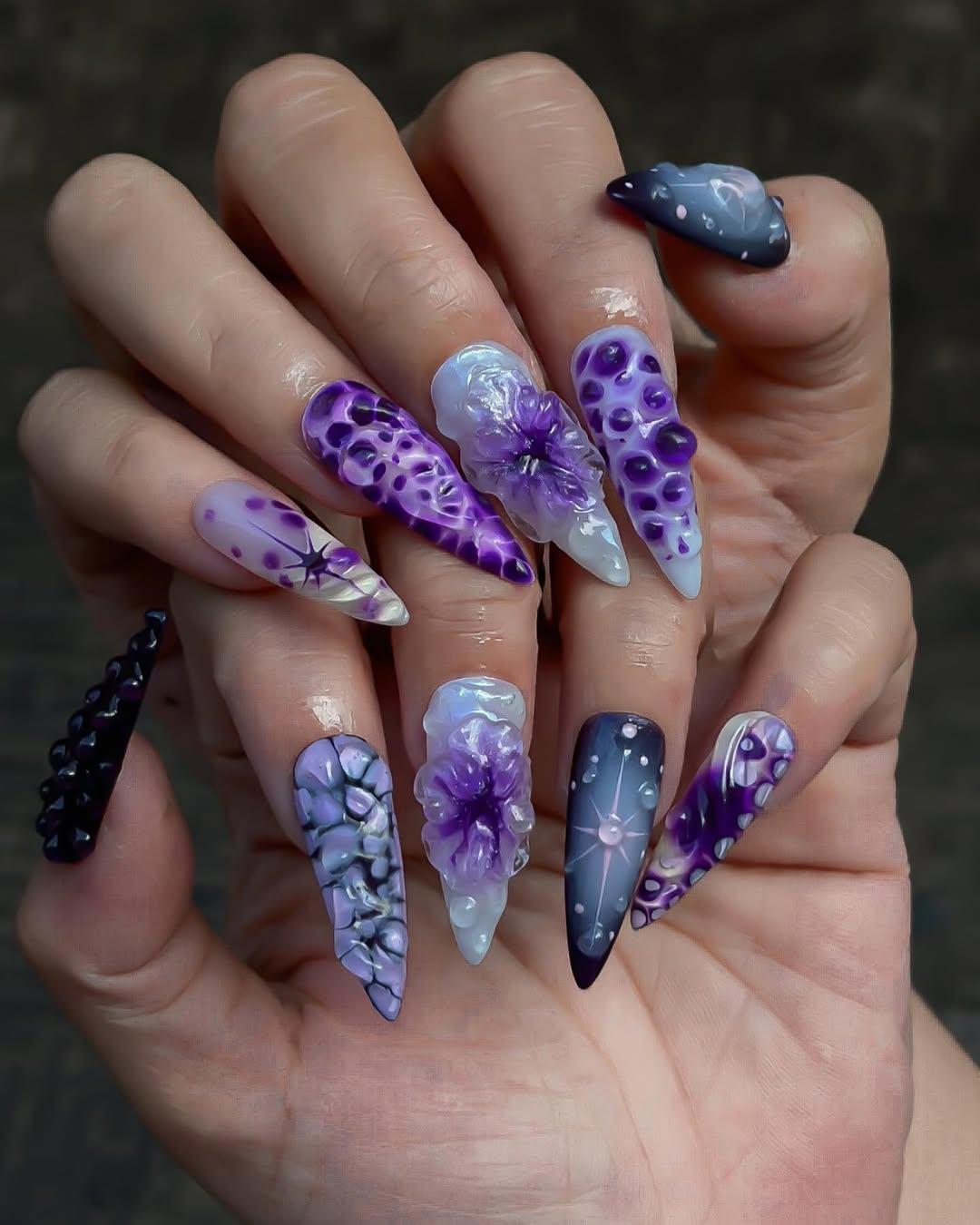 Ethereal Violet Nebula