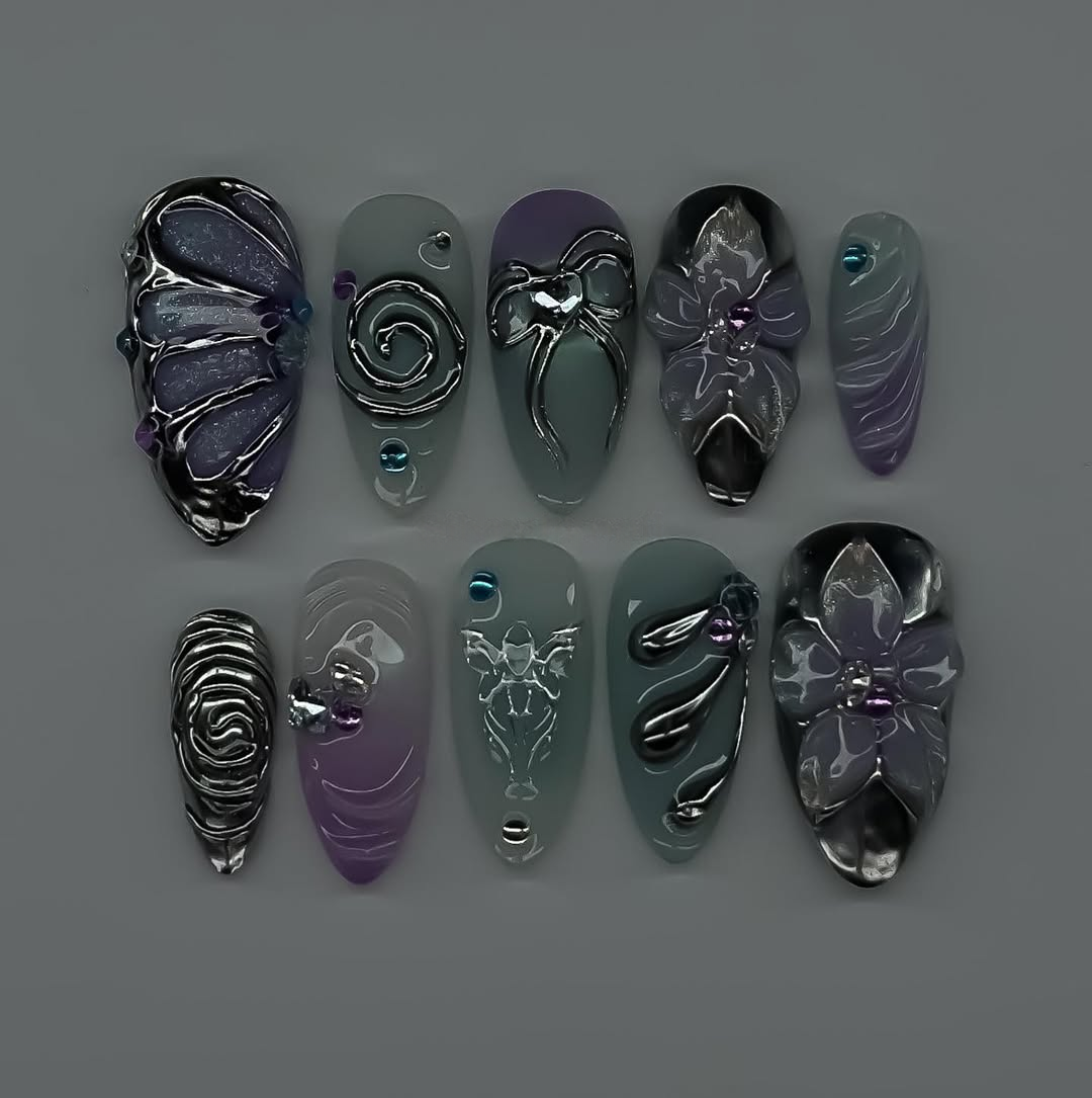 Lavender Cyber-Bloom