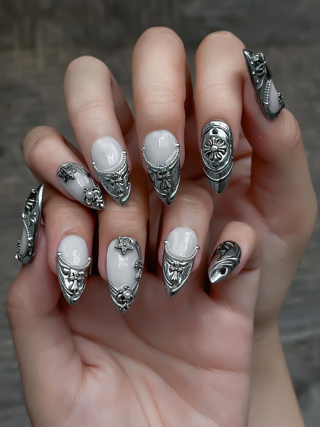 Silver Gothic Bloom