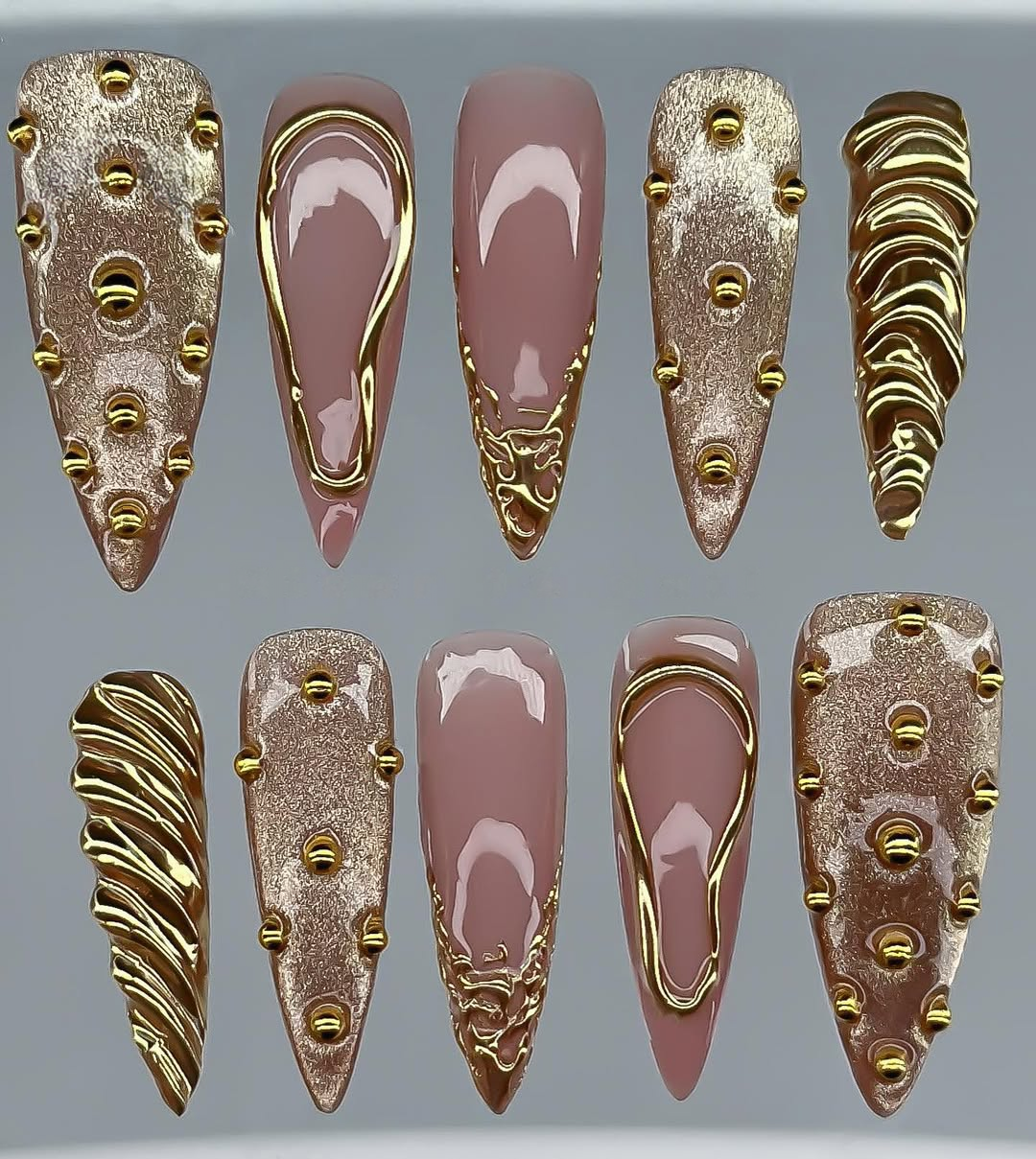 Gilded Nude Muse