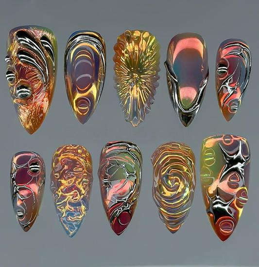 Amber Sunburst Surrealism