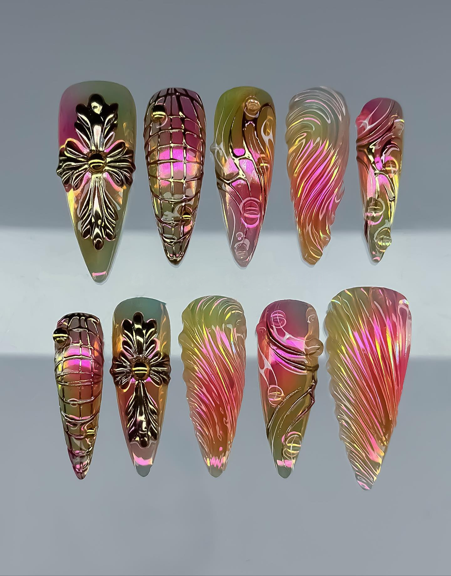 Celestial Chrome Aurora