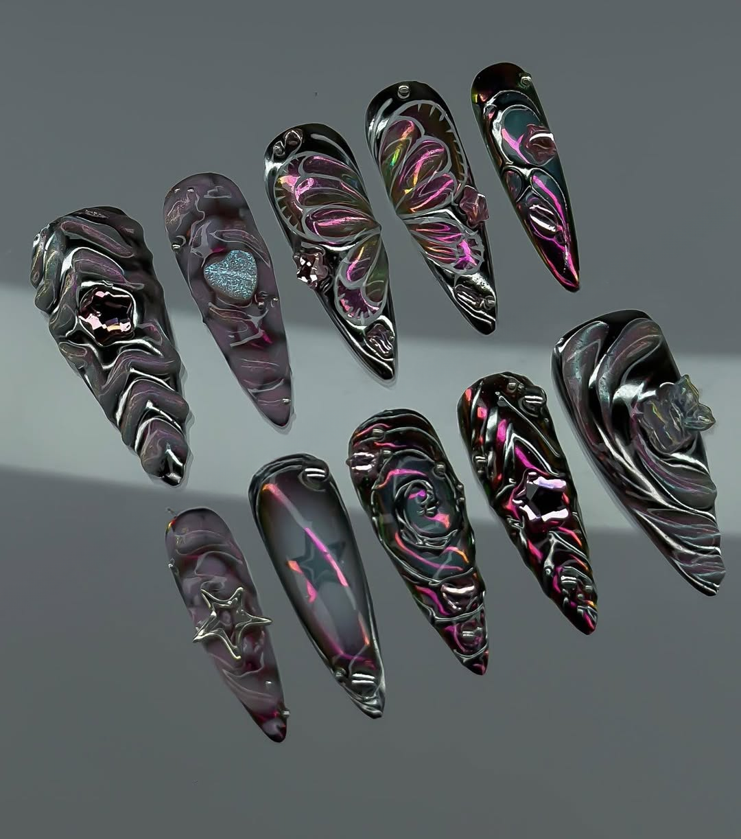 Iridescent Aurora Shell