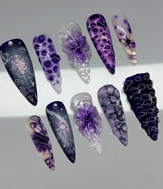 Ethereal Violet Nebula