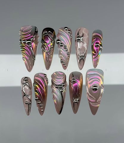 Ethereal Cyber-Amethyst
