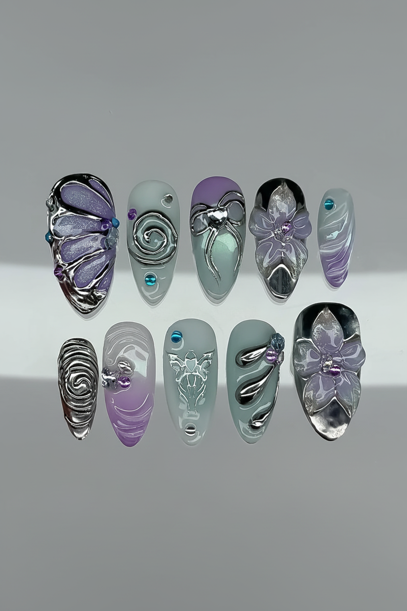 Lavender Cyber-Bloom