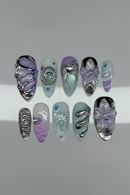 Lavender Cyber-Bloom
