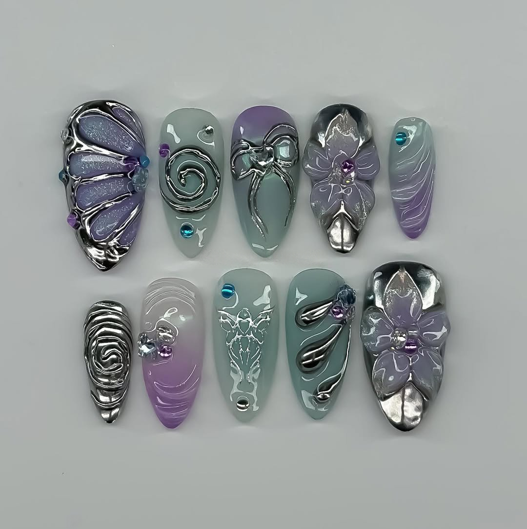 Lavender Cyber-Bloom