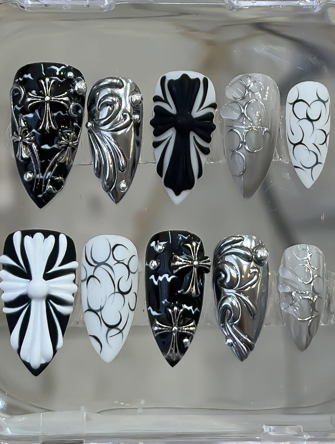 Gothic Monochrome Stiletto