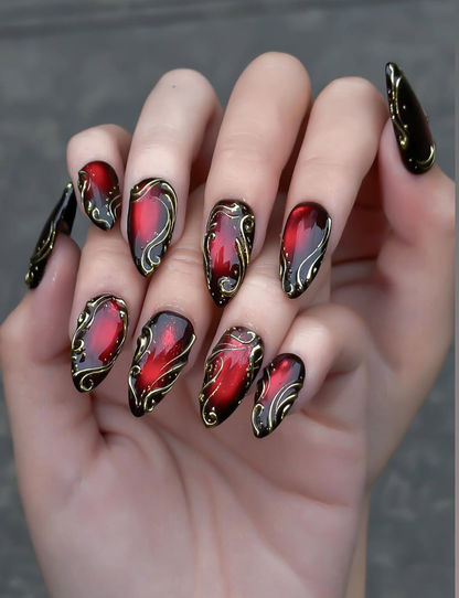 Royal Crimson Gilded Noir