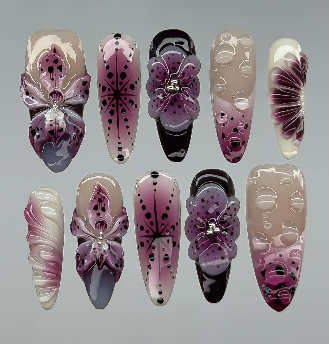 Victorian Orchid Elegance
