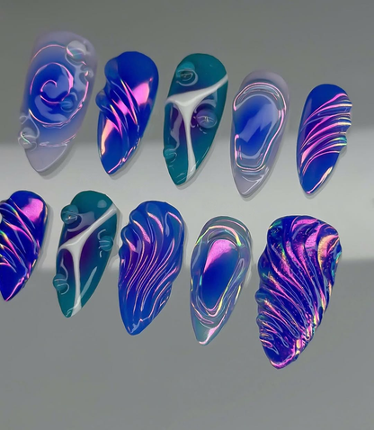 Neon Cyber-Flux