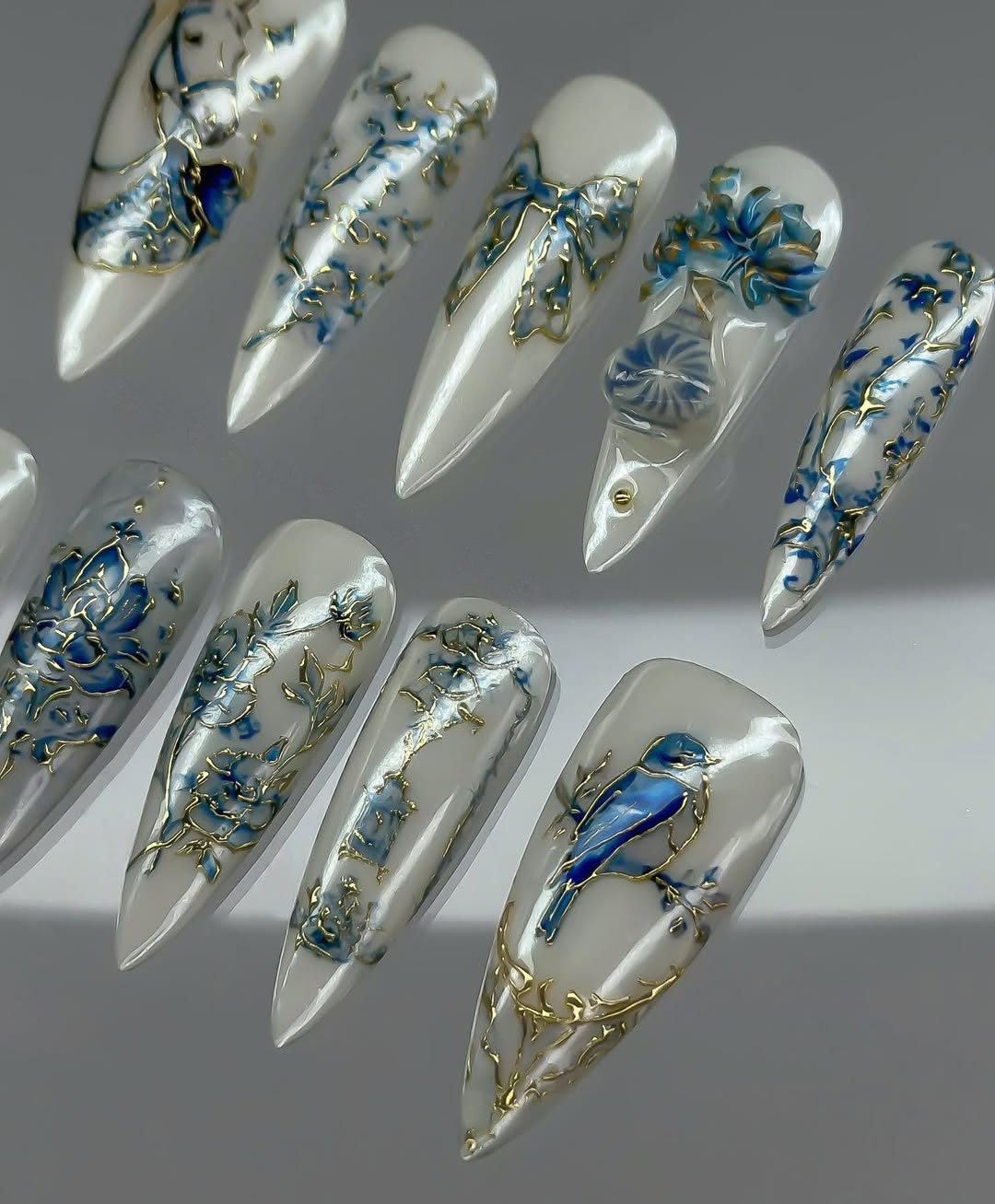 Victorian Cobalt Porcelain