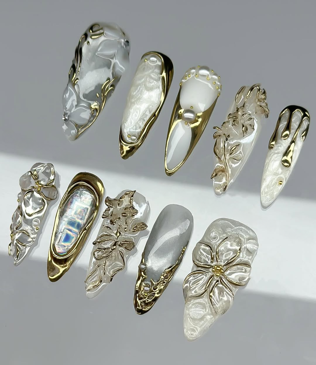 Pearlescent Floral Fantasy