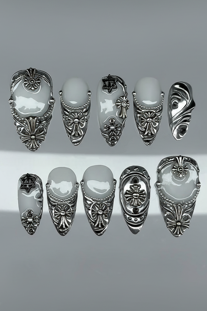 Silver Gothic Bloom