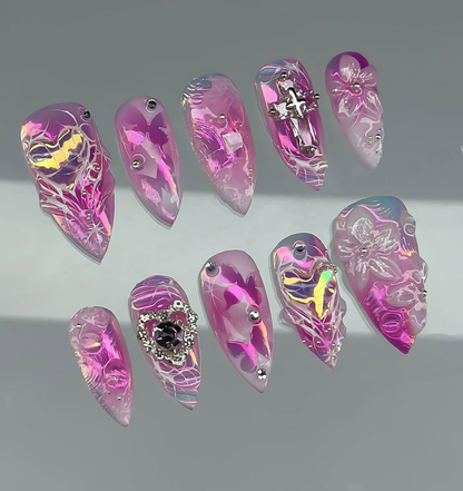 Iridescent Amethyst Bloom