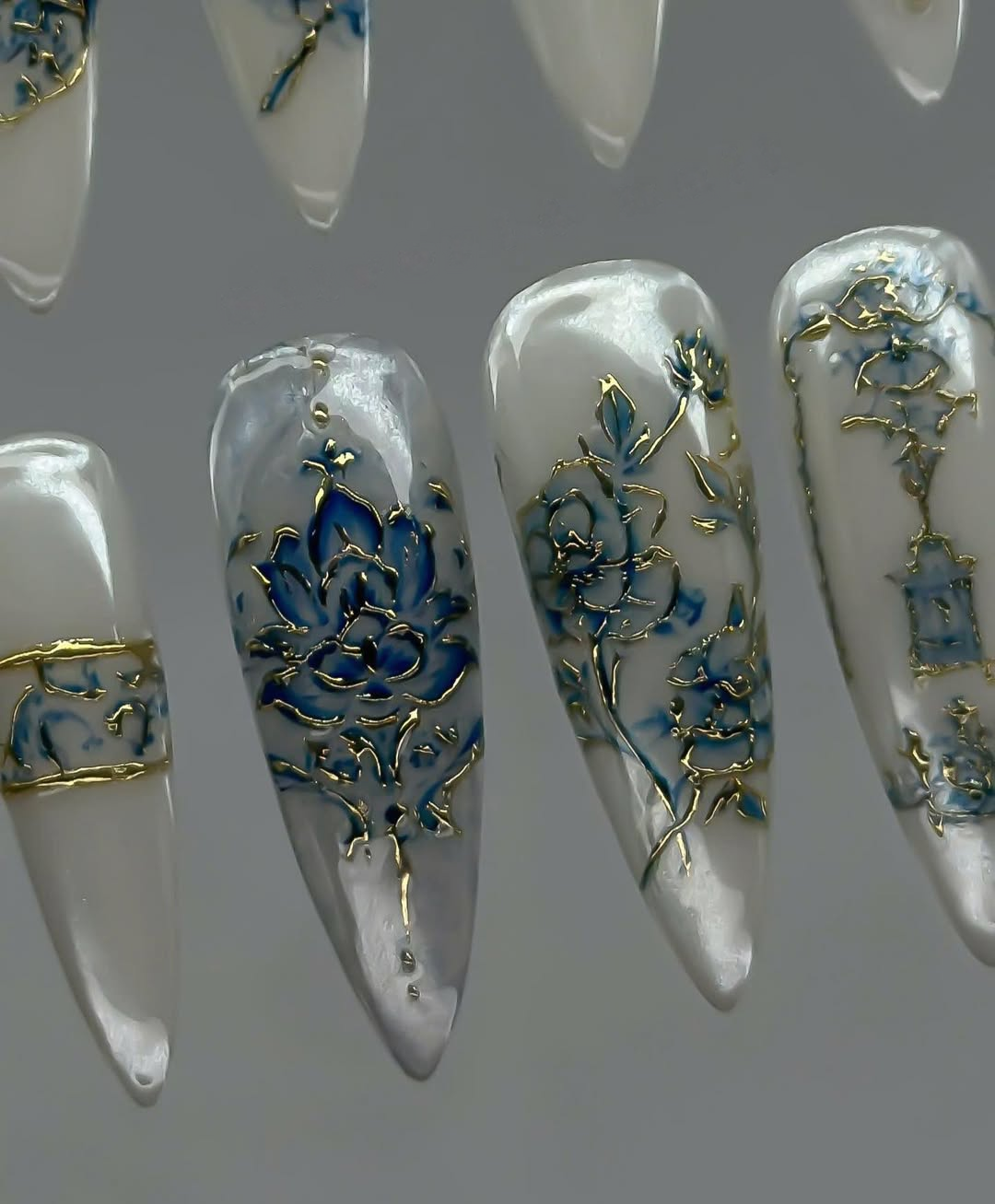 Victorian Cobalt Porcelain
