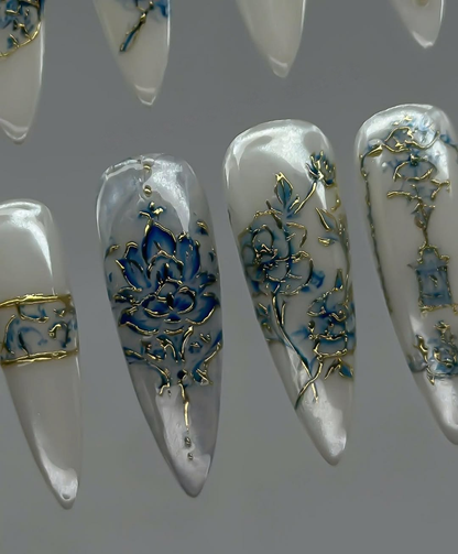 Victorian Cobalt Porcelain