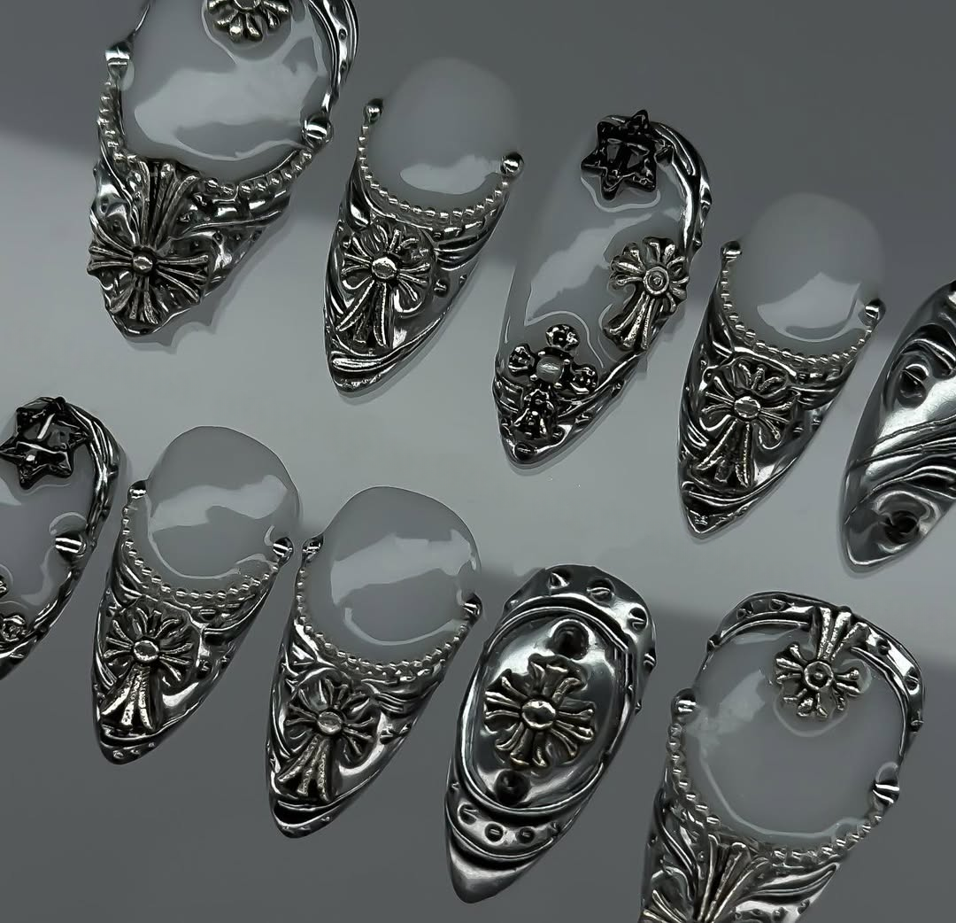 Silver Gothic Bloom