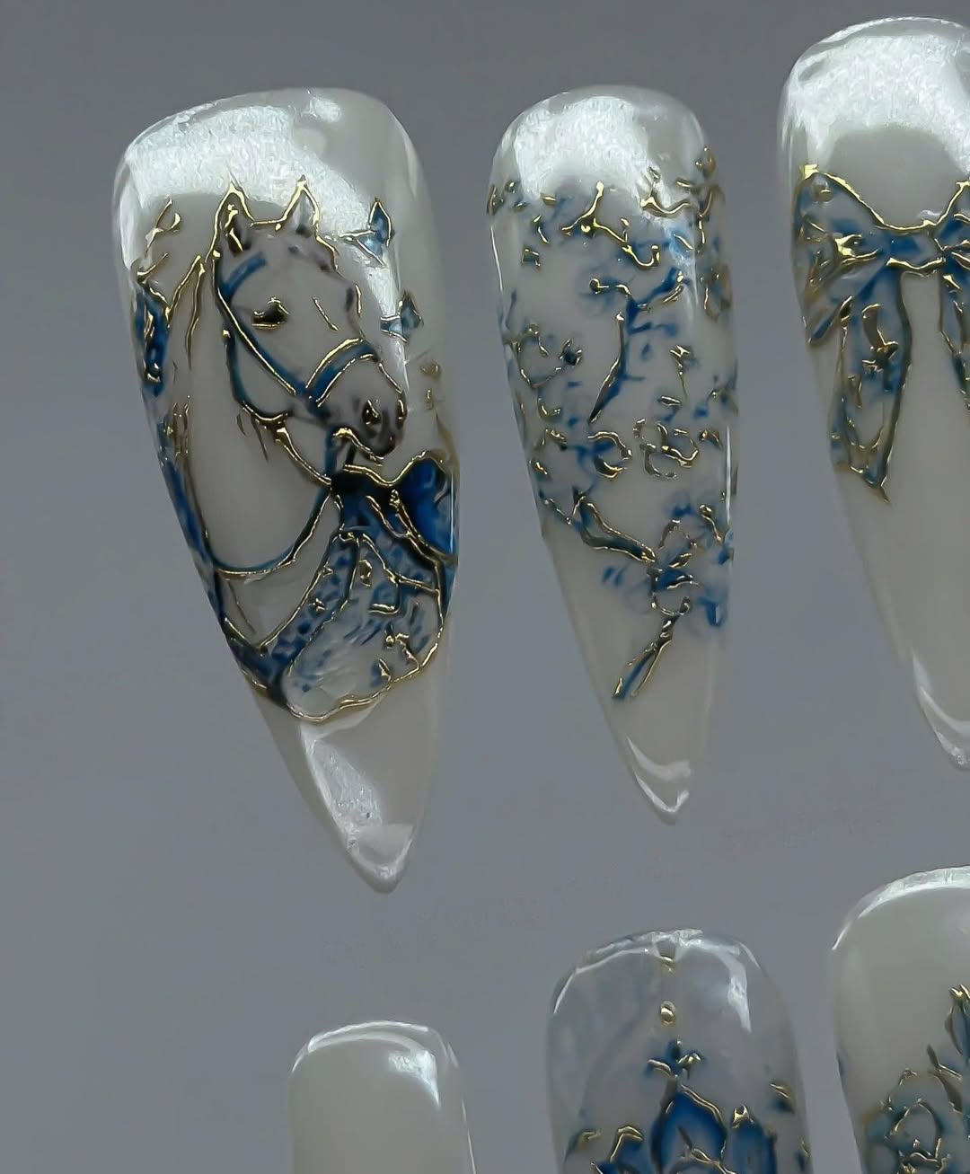 Victorian Cobalt Porcelain