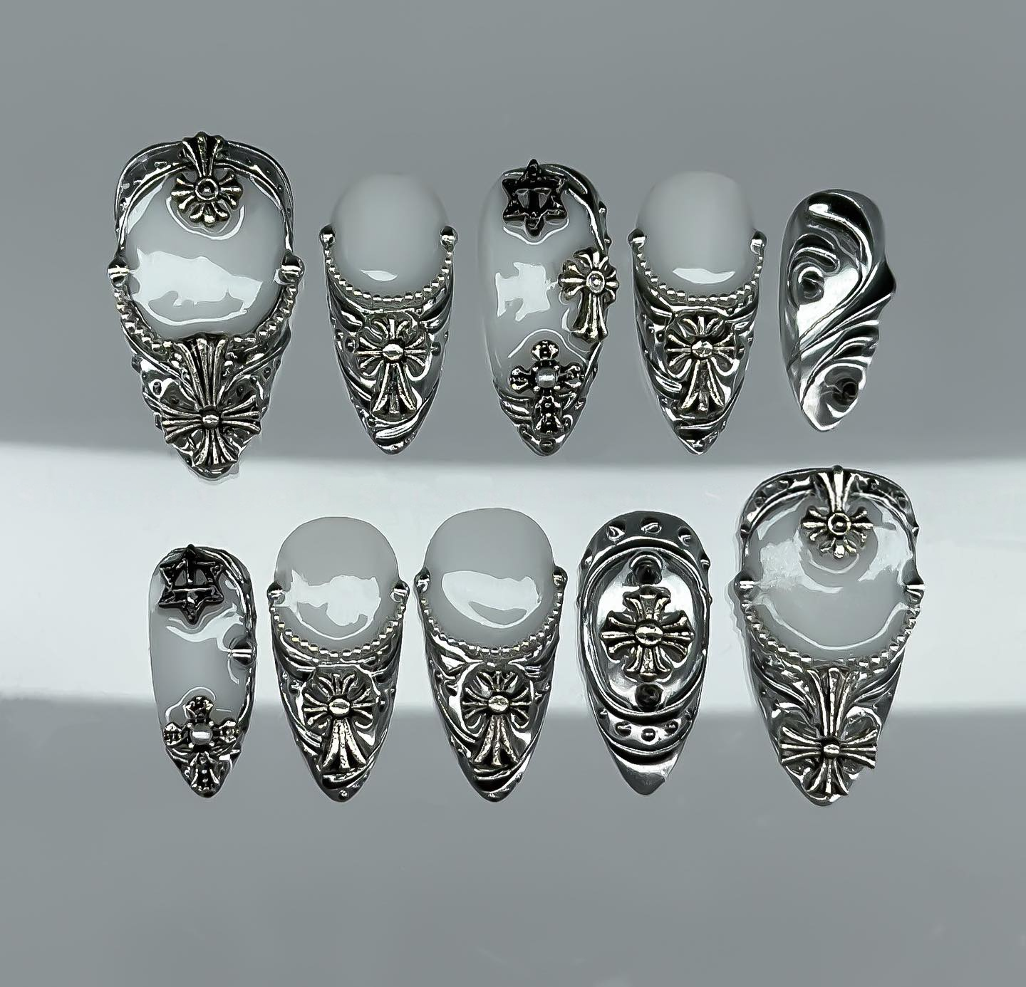 Silver Gothic Bloom