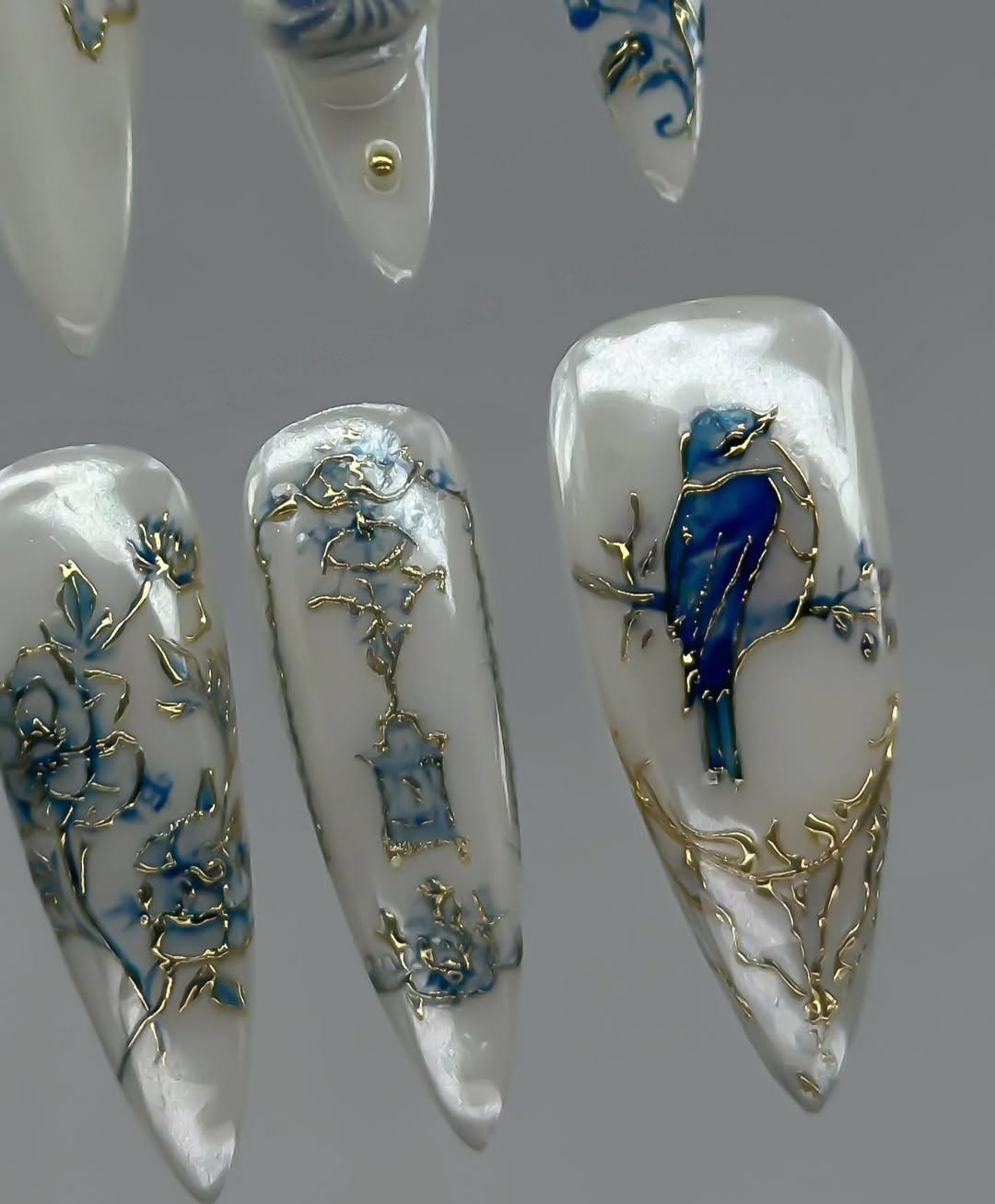 Victorian Cobalt Porcelain