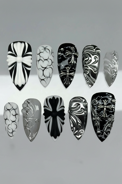 Gothic Monochrome Stiletto
