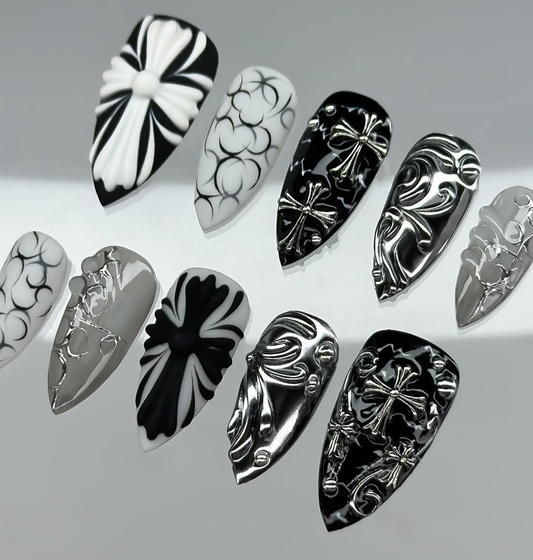 Gothic Monochrome Stiletto