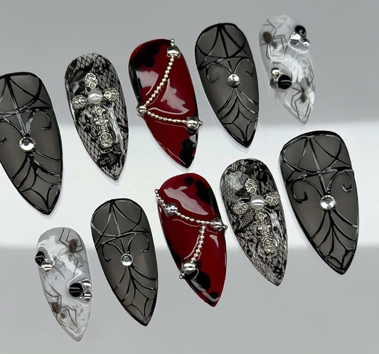 Obsidian Web & Crimson Veil