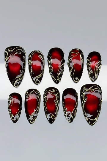 Royal Crimson Gilded Noir