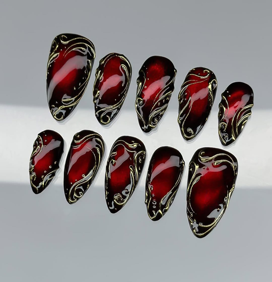 Royal Crimson Gilded Noir