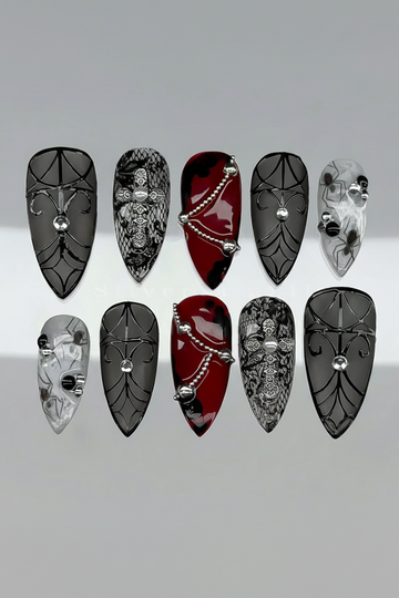 Obsidian Web & Crimson Veil