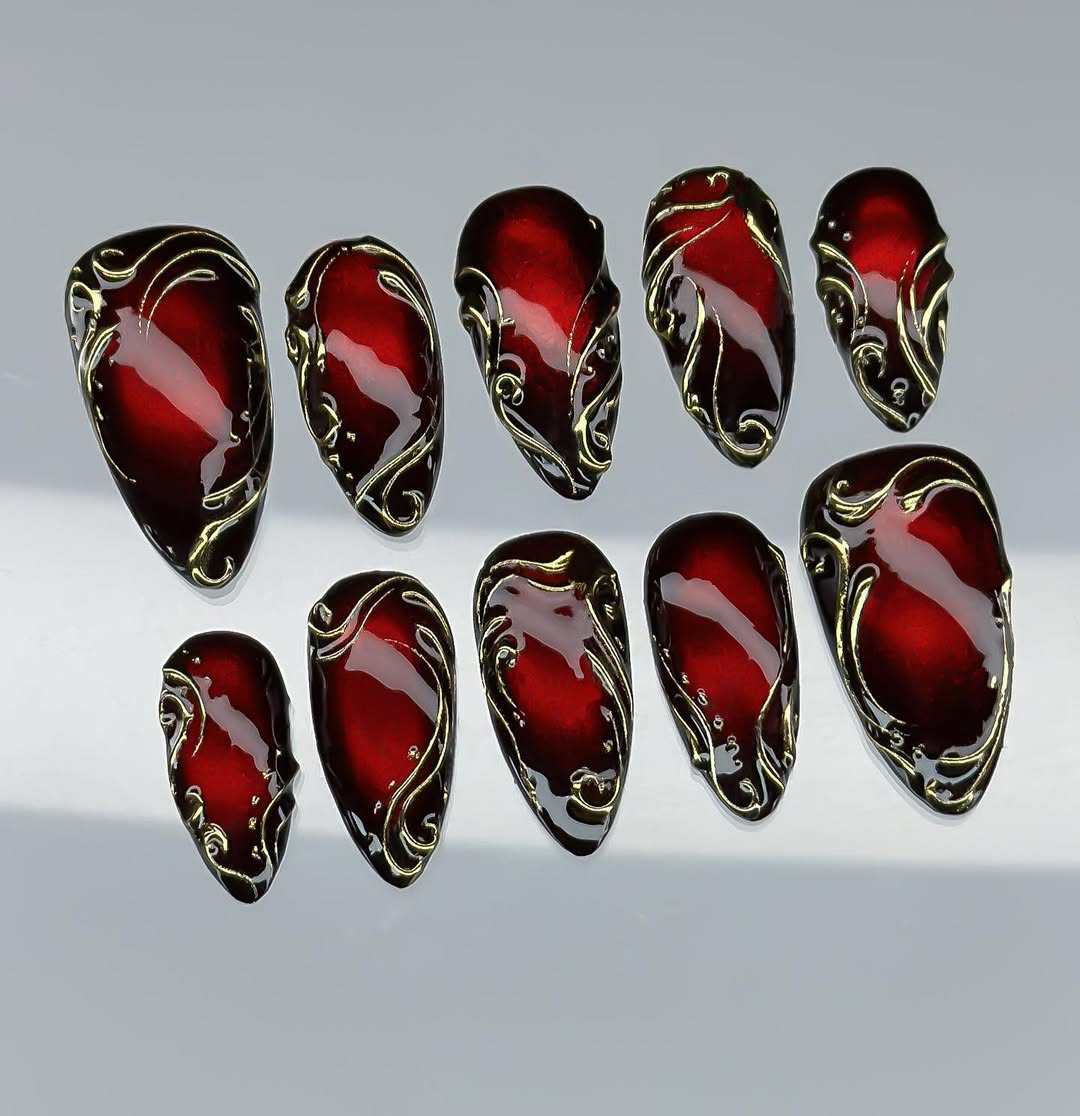 Royal Crimson Gilded Noir
