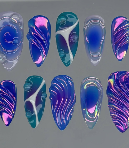 Neon Cyber-Flux