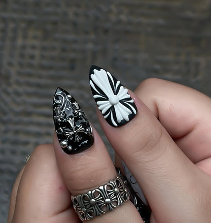 Gothic Monochrome Stiletto