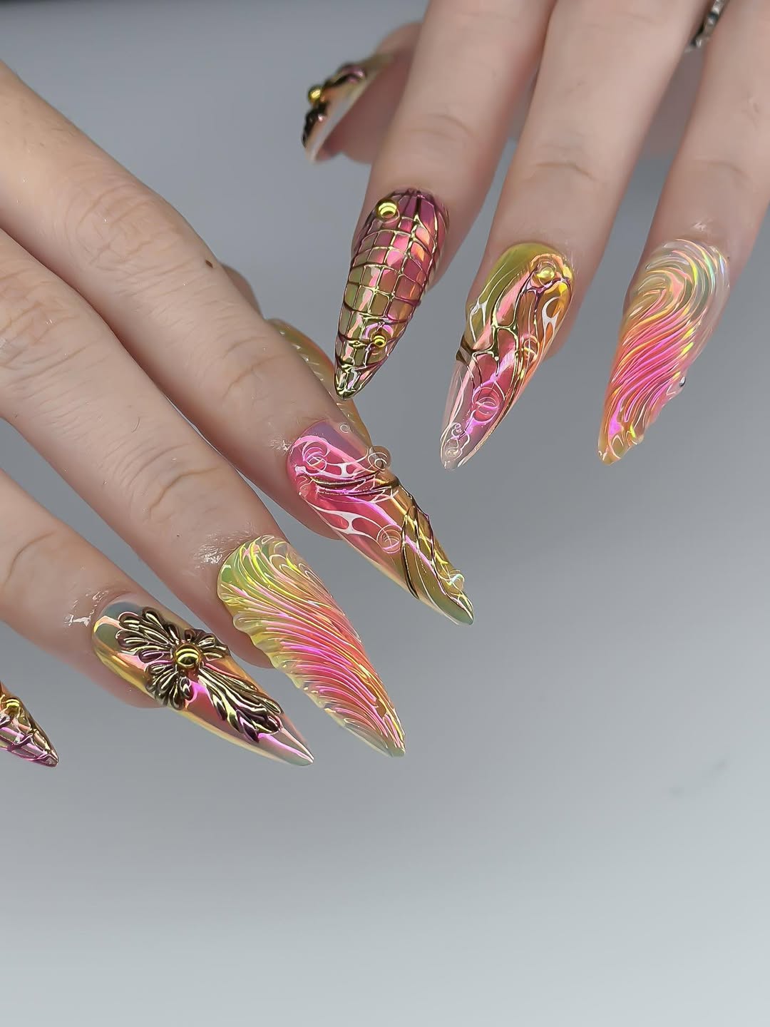 Celestial Chrome Aurora